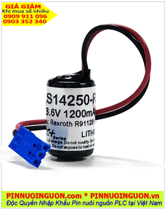 Rexroth MKE037; Pin nuôi nguồn Rexroth MKE037 Battery LS14250-RR (1/2AA 1200mAh 3.6v)